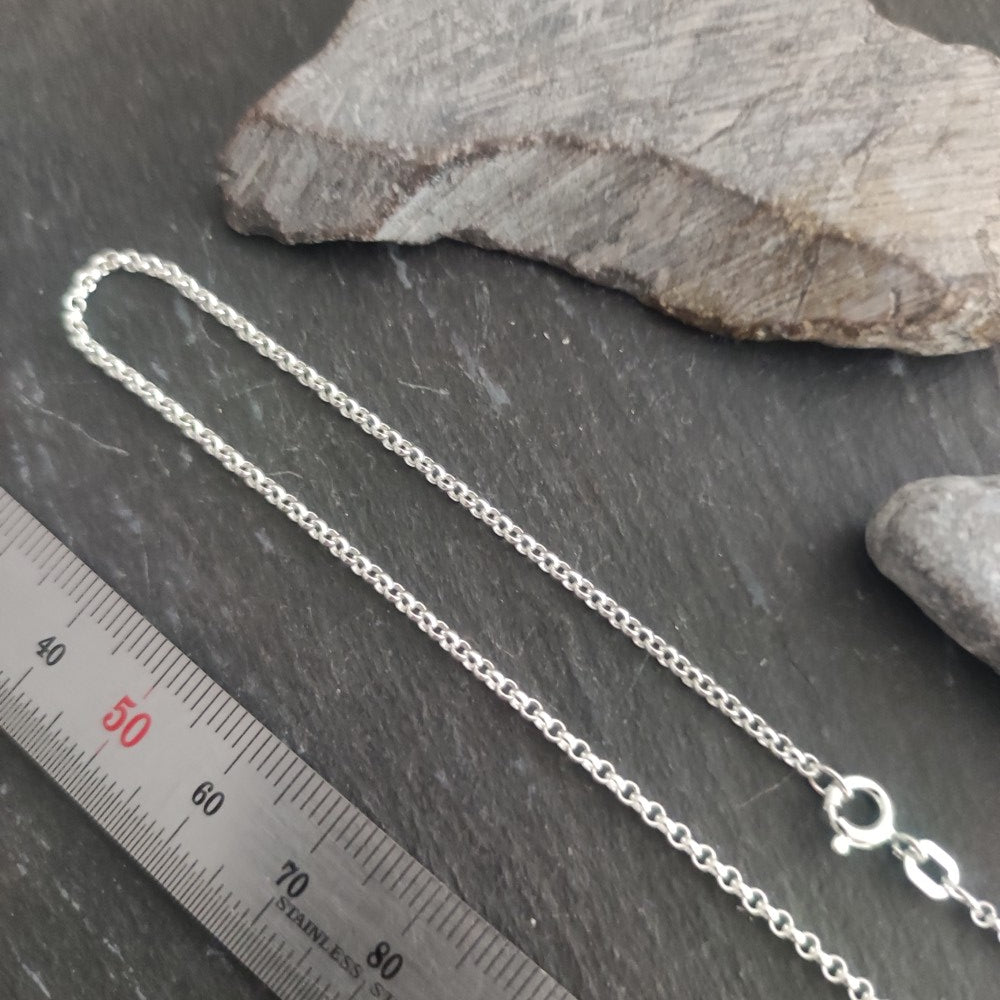 Halskette - 2,0 mm Erbskette aus 925er Silber