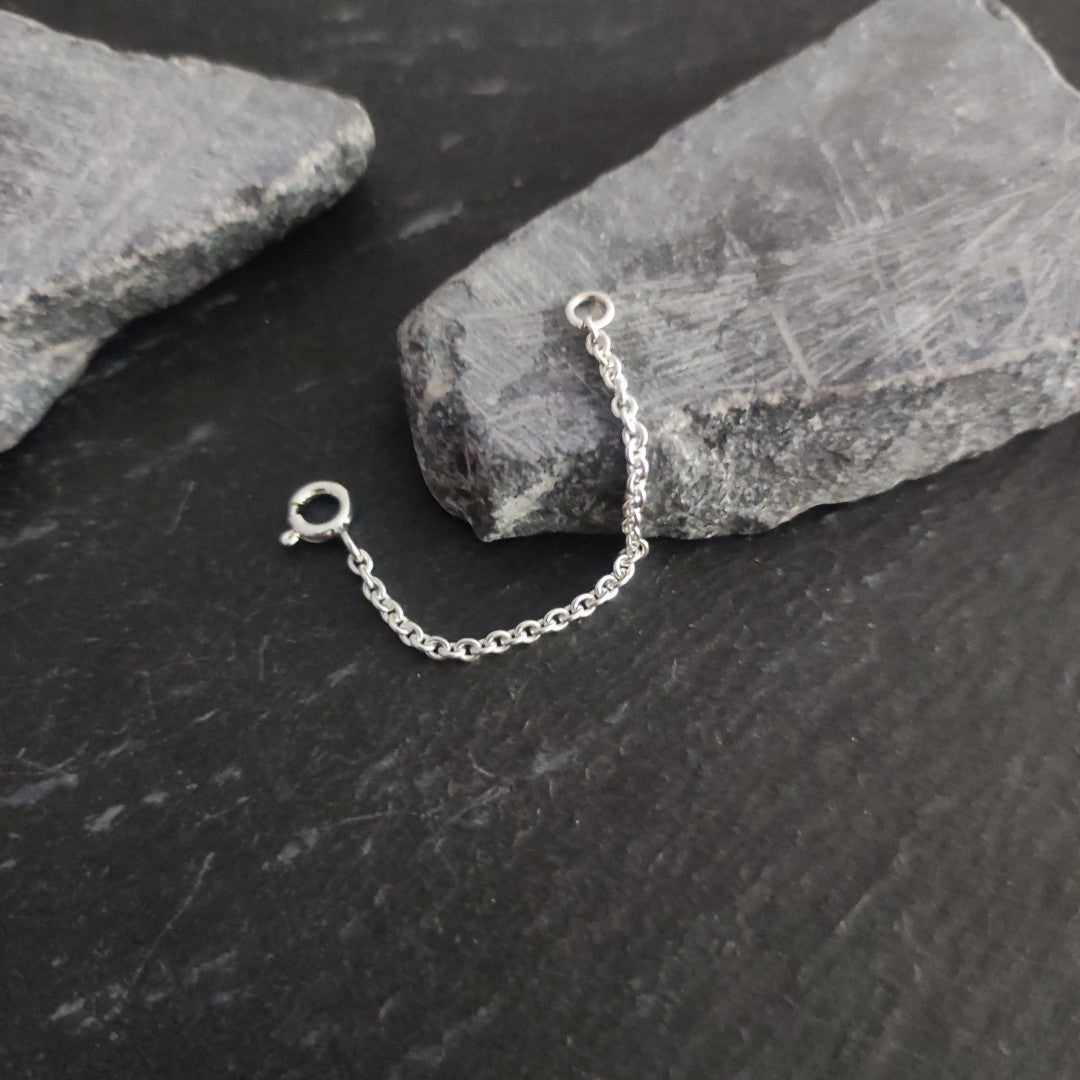 Verlängerungskette - 2,0 mm Ankerkette aus 925er Silber
