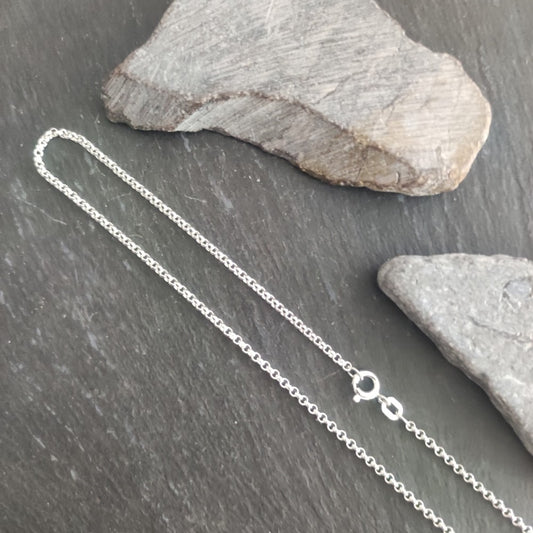 Halskette - 2,0 mm Erbskette aus 925er Silber