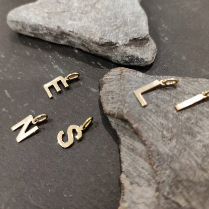 Buchstaben-Anhänger aus 333er Gelbgold (NK88/8GG)