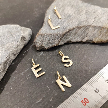 Buchstaben-Anhänger aus 333er Gelbgold (NK88/8GG)