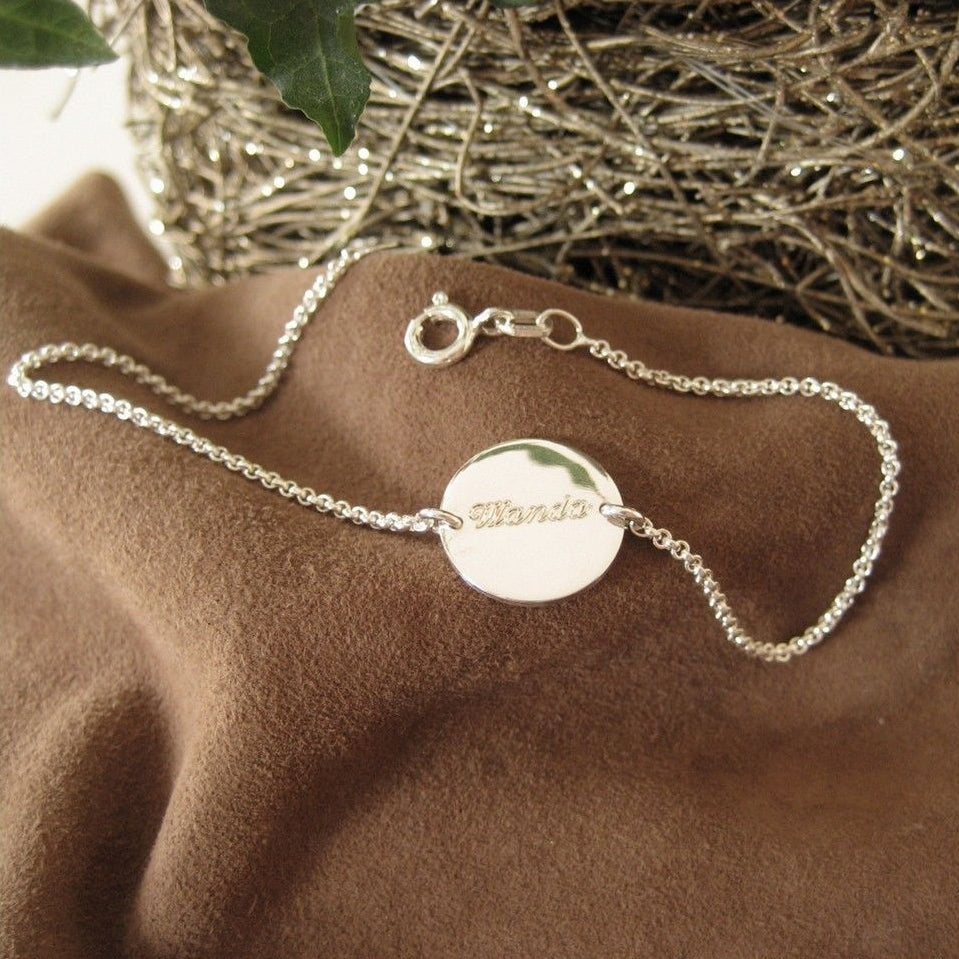 Personalisiertes Gravurarmband aus 925er Silber (GA08)