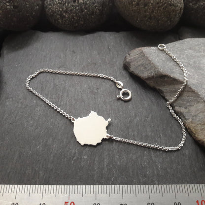 GRAN CANARIA Landkarten-Armband aus 925er Silber