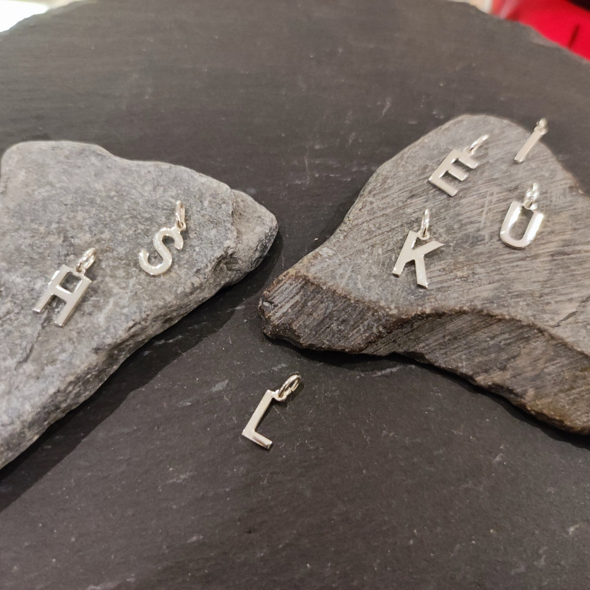 Anhänger einem Großbuchstaben aus 925er Silber (NK88)