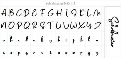 Personalisierter Namensanhänger mit Wunschname aus 925er Silber (NK111)