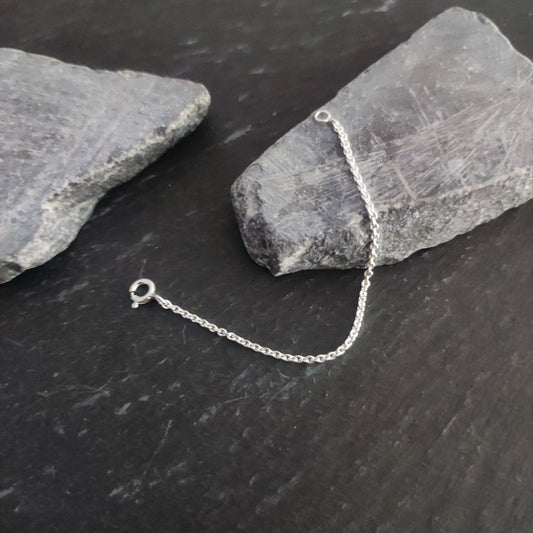 Verlängerungskette - 1,5 mm Ankerkette aus 925er Silber