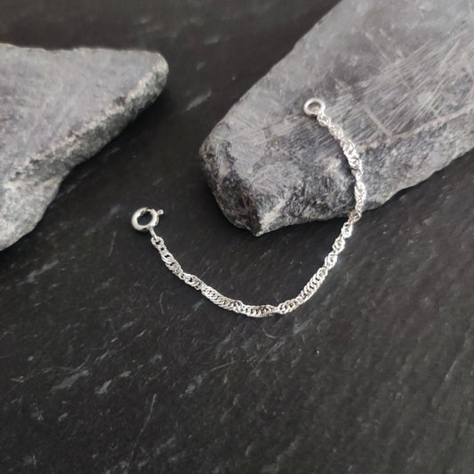 Verlängerungskette - 1,8 mm Singapurkette aus 925er Silber