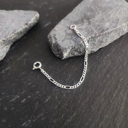 Verlängerungskette - 1,9 mm Figarokette aus 925er Silber