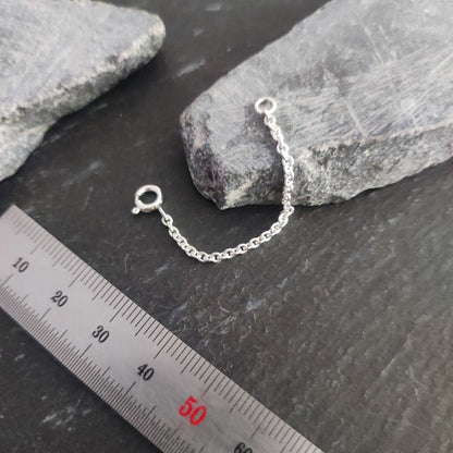 Verlängerungskette - 2,0 mm Ankerkette aus 925er Silber